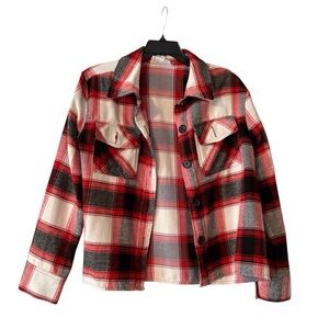 BB Dakota by‎ Steve Madden Red Plaid Jacket